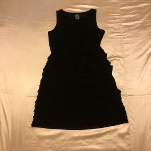*TAYLOR* black ruffle dress